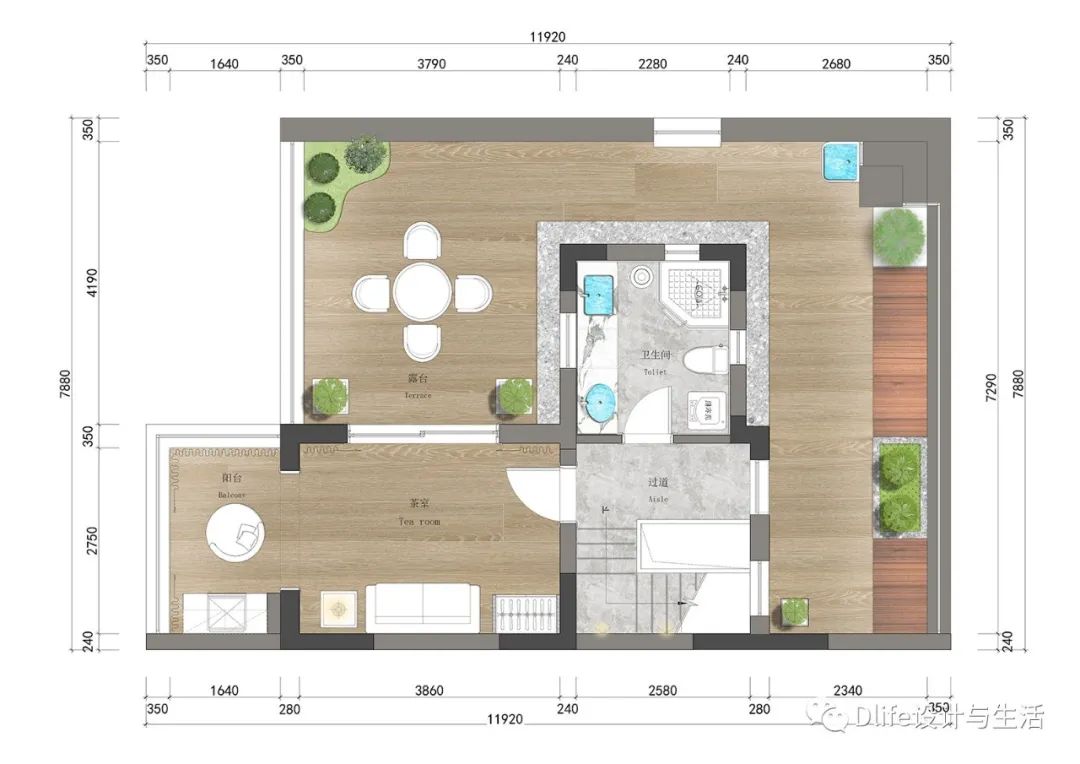 160㎡美式轻奢别墅,温馨空间与高效利用的完美结合-6