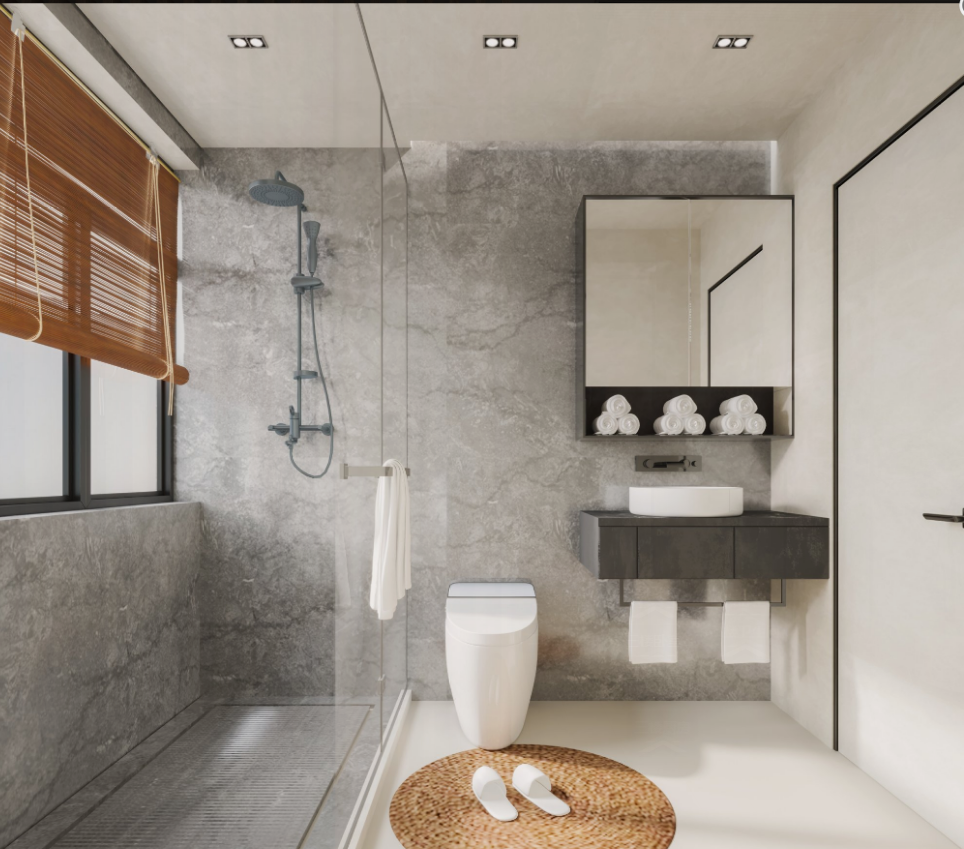 质朴侘寂风平层设计-13