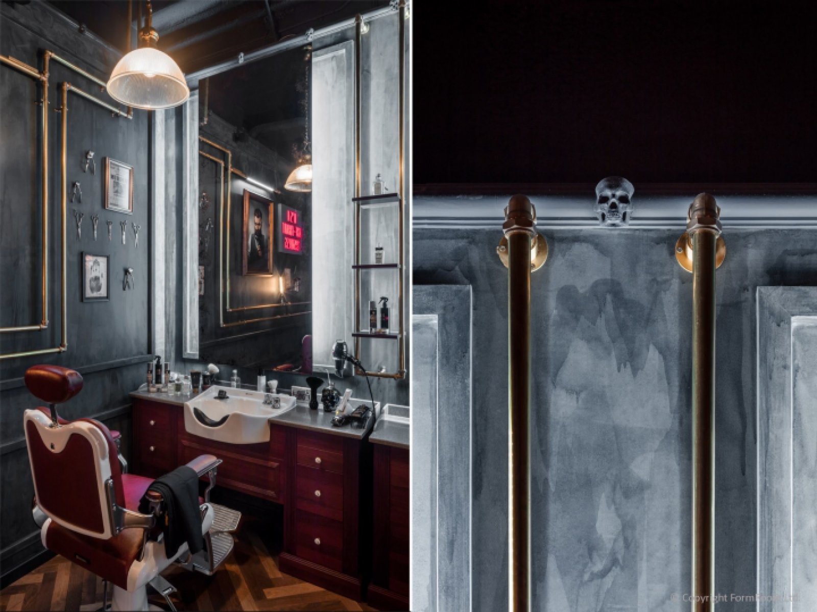 伦敦杰克理发店旗舰店设计-10