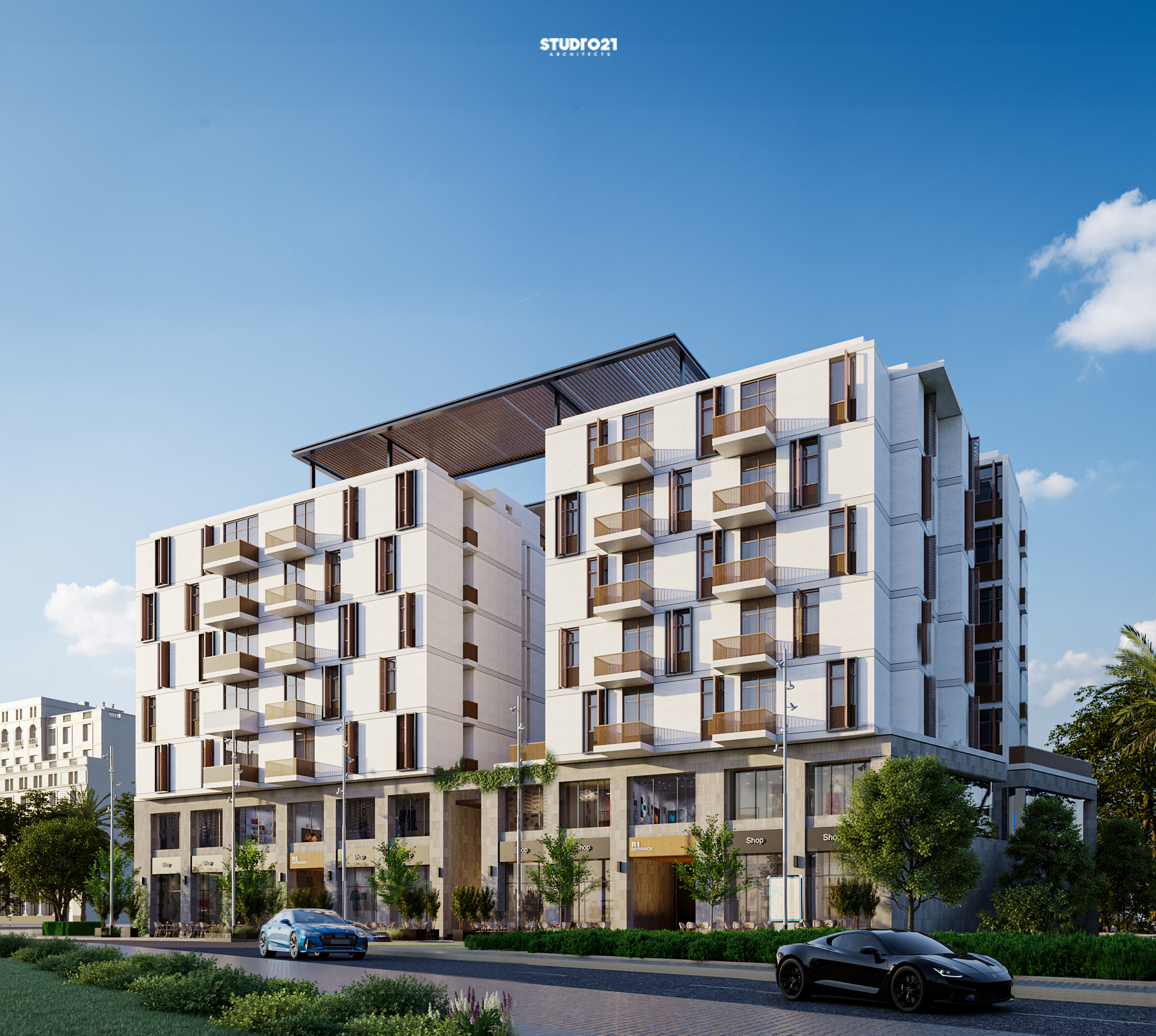 A modern mixed-use residential-5