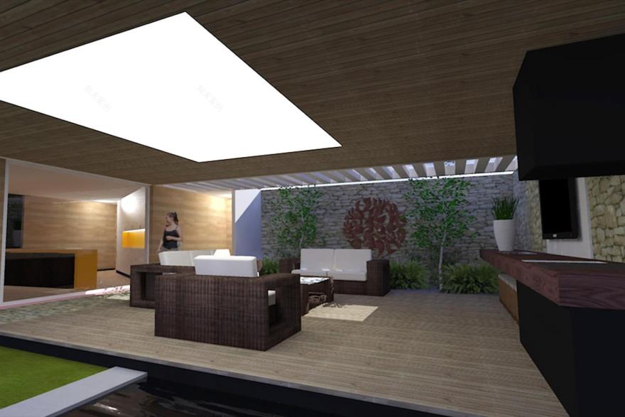 巴西 Casa Torres 住宅 | 室内外融合的现代生态典范-6