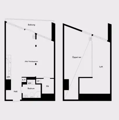 瑞典高挑空复式公寓设计-18