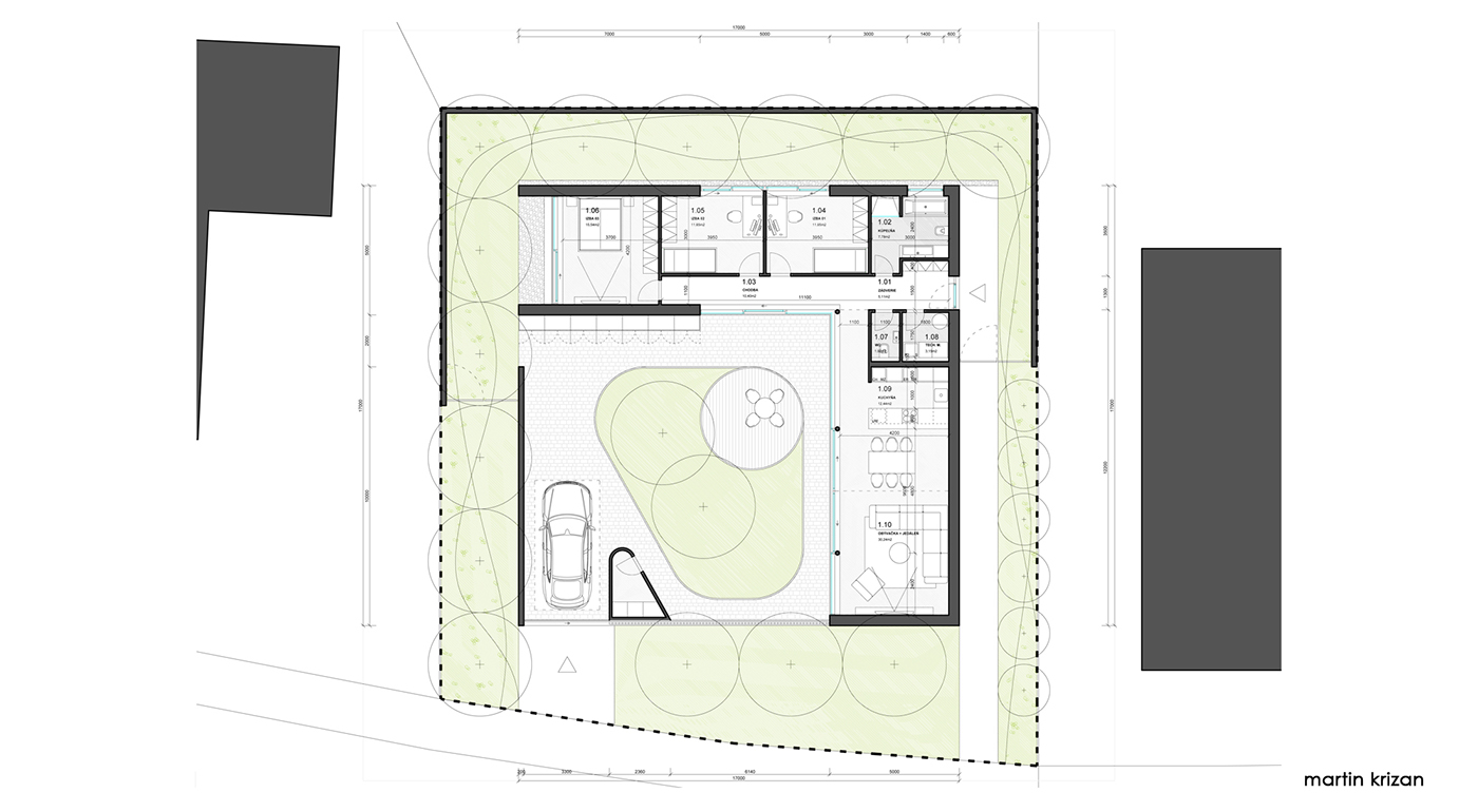 Anastasiya Gushchina丨庭院丨Atrium House-4
