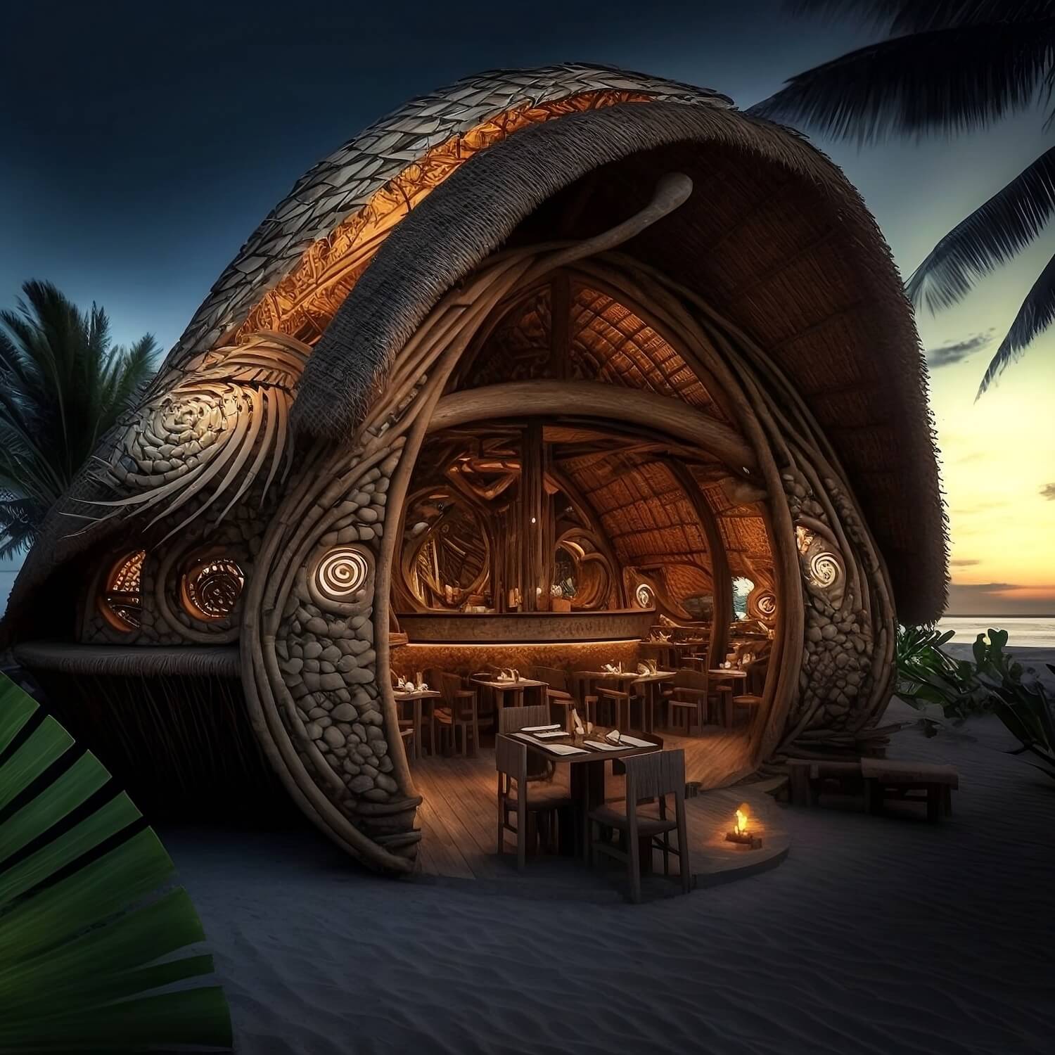 人工智能生成地域文化餐厅丨印度丨Ant Studio-35