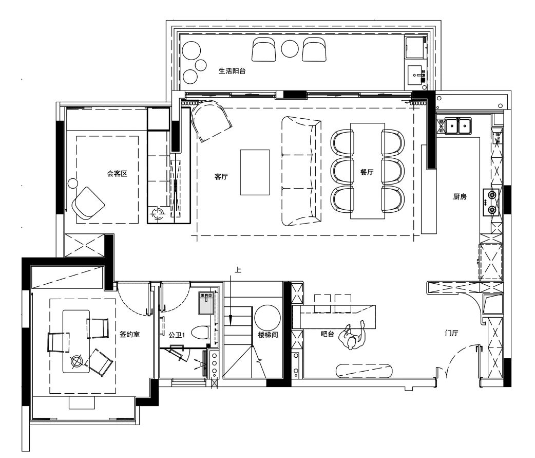南驰·广州都湖国际顶层复式贰丨中国广州丨奥迅设计-114