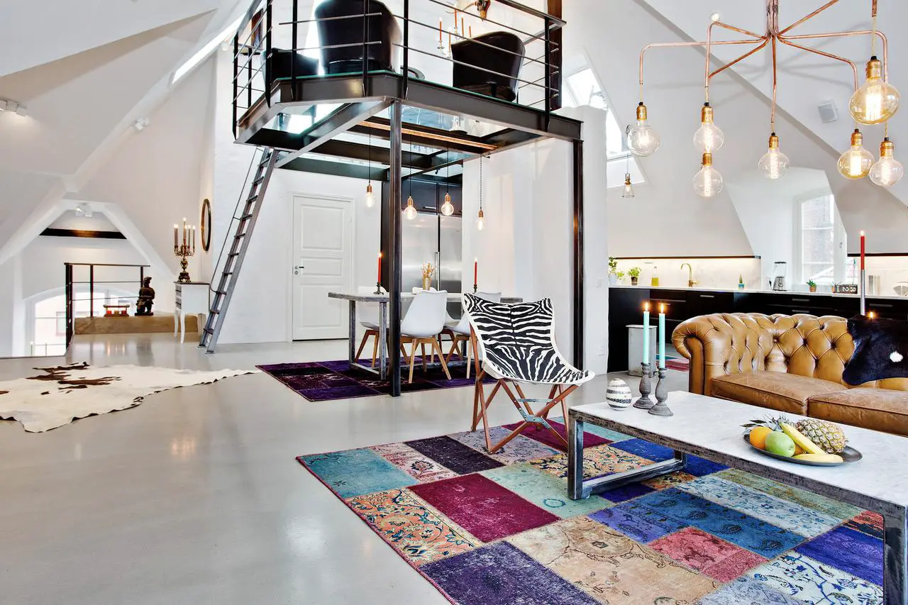 瑞典独特 Loft 设计，玻璃钢 mezzanine 打造惊艳阅读空间-10