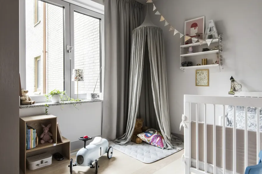 瑞典设计师打造纽约风格家庭公寓,水景阳台成亮点-14