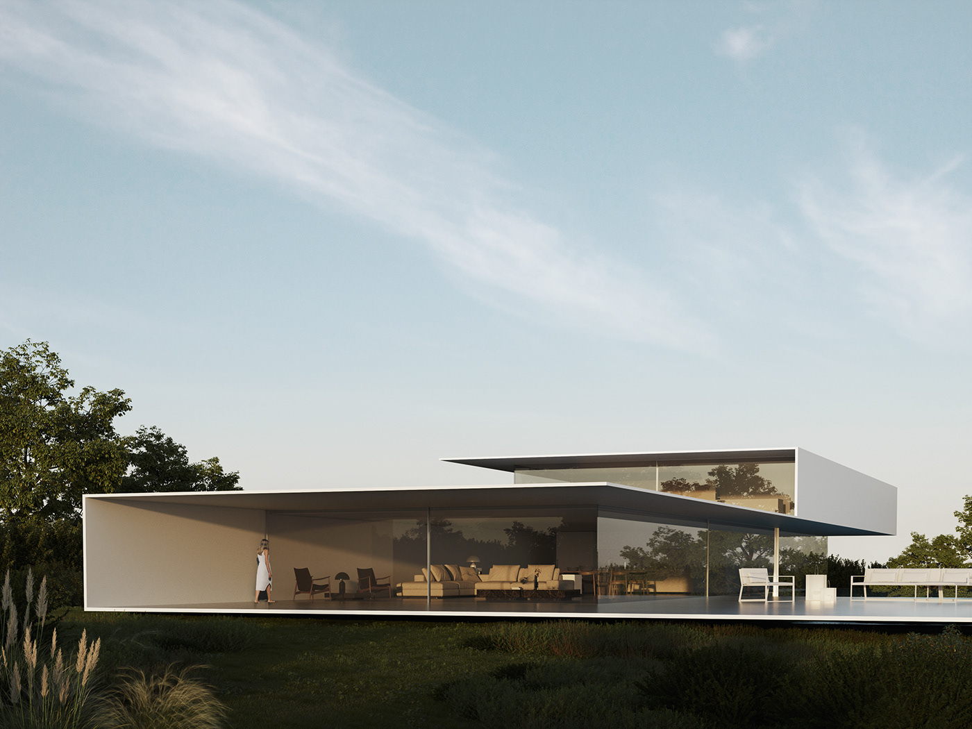 四个极简别墅设计-5