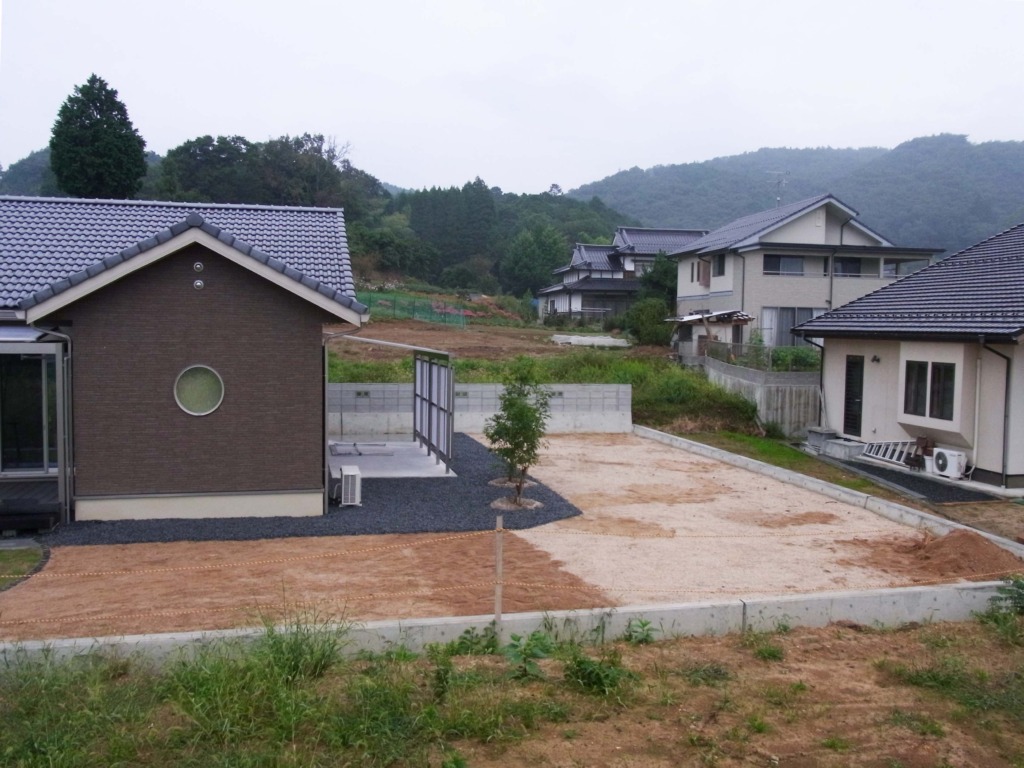 平屋建て和風モダン住宅の新築外構-11
