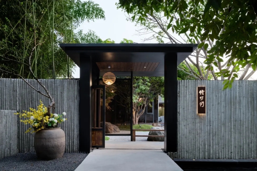 修竹间 · 禅意与自然共生的餐饮空间丨中国重庆丨言隅空间摄影-2