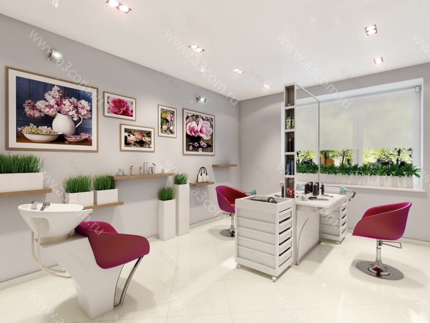 美容沙龙“Марлен”设计与装修丨俄罗斯卡卢加-2