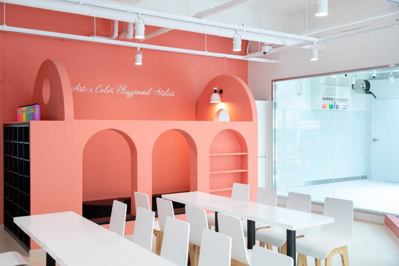 45 平米儿童咖啡厅 色彩游戏空间-12