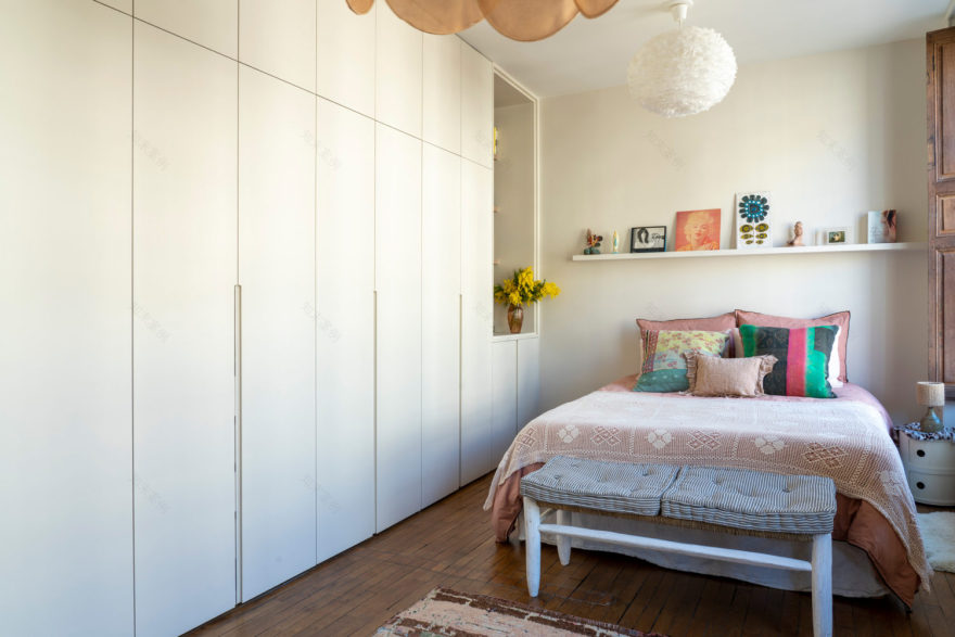 Enfilade Bohème 80m²,Bastille 项目丨法国巴黎丨Bän Architecture-13