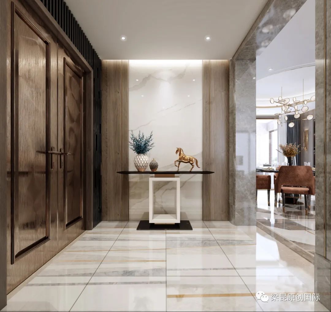 新外滩三代同堂的 272㎡美式轻奢之家-12