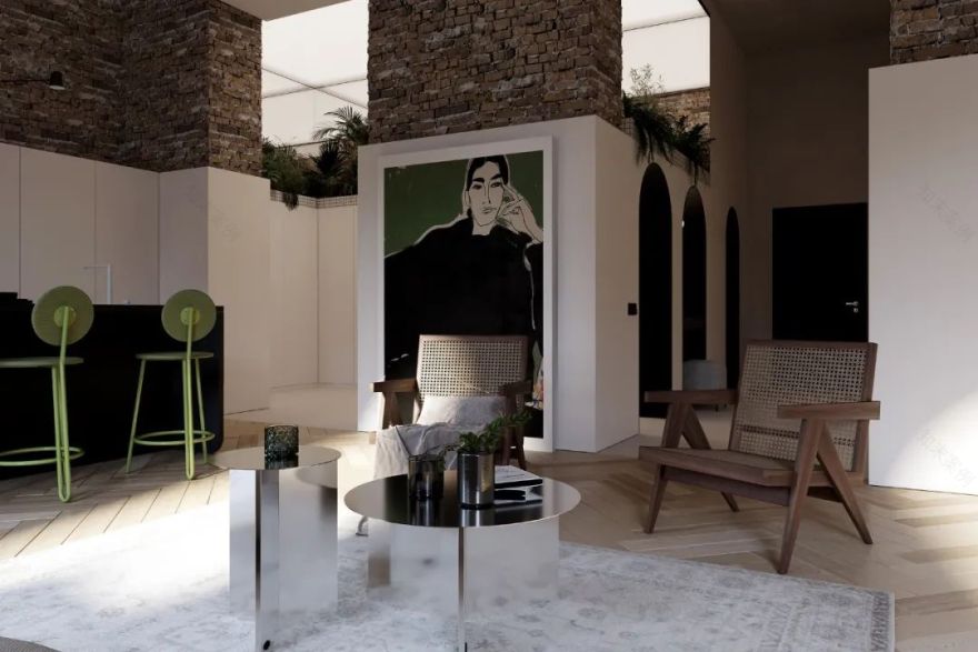 川谷堂 87㎡复古现代公寓丨Vasyuk Vladimi,Kate Raspopina-24