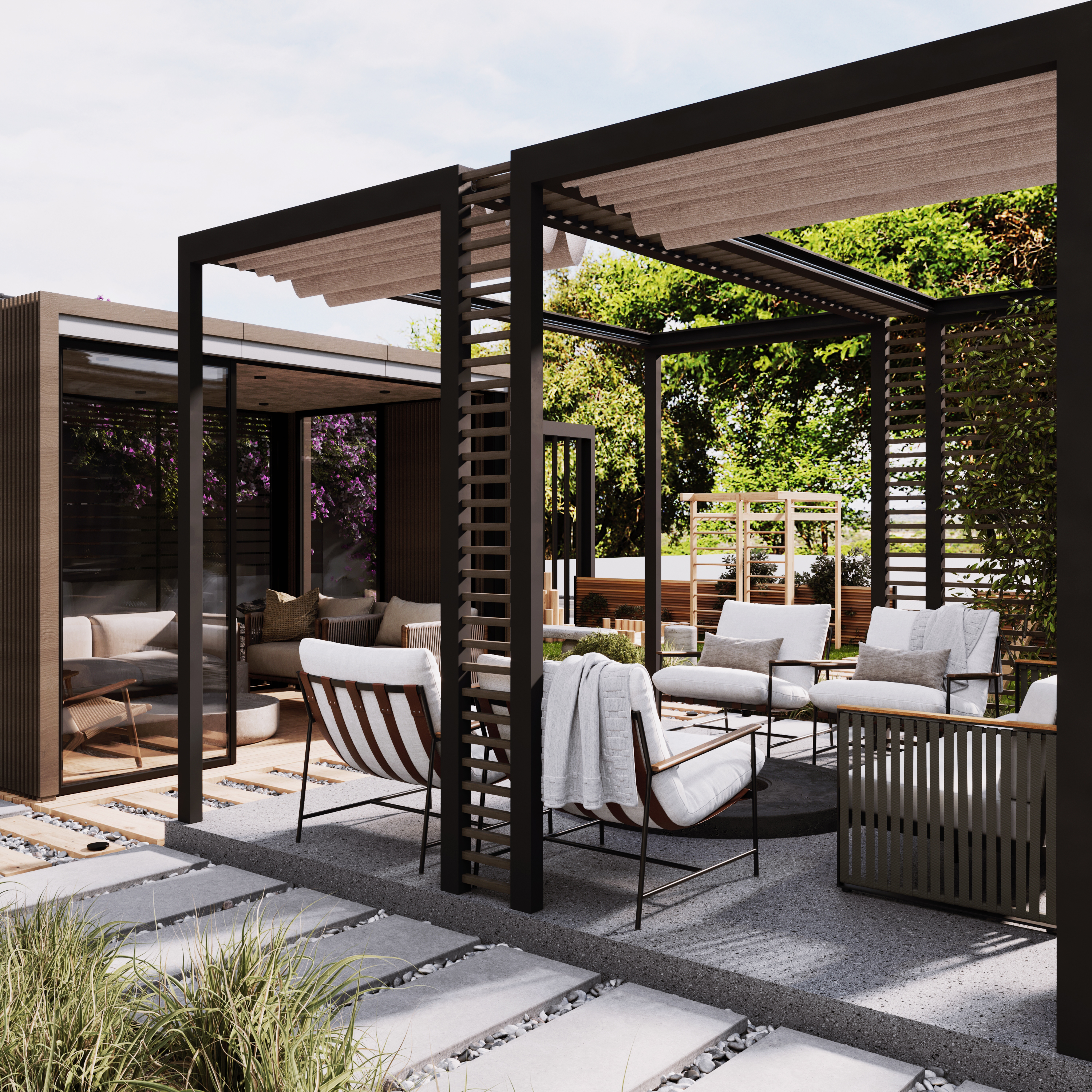 别墅景观设计丨Youmna Bassel Studio-2