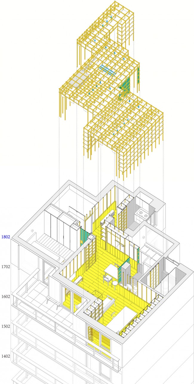 翠玲珑小家 | 杭州 78.3m2 的绿色空间魔法-14