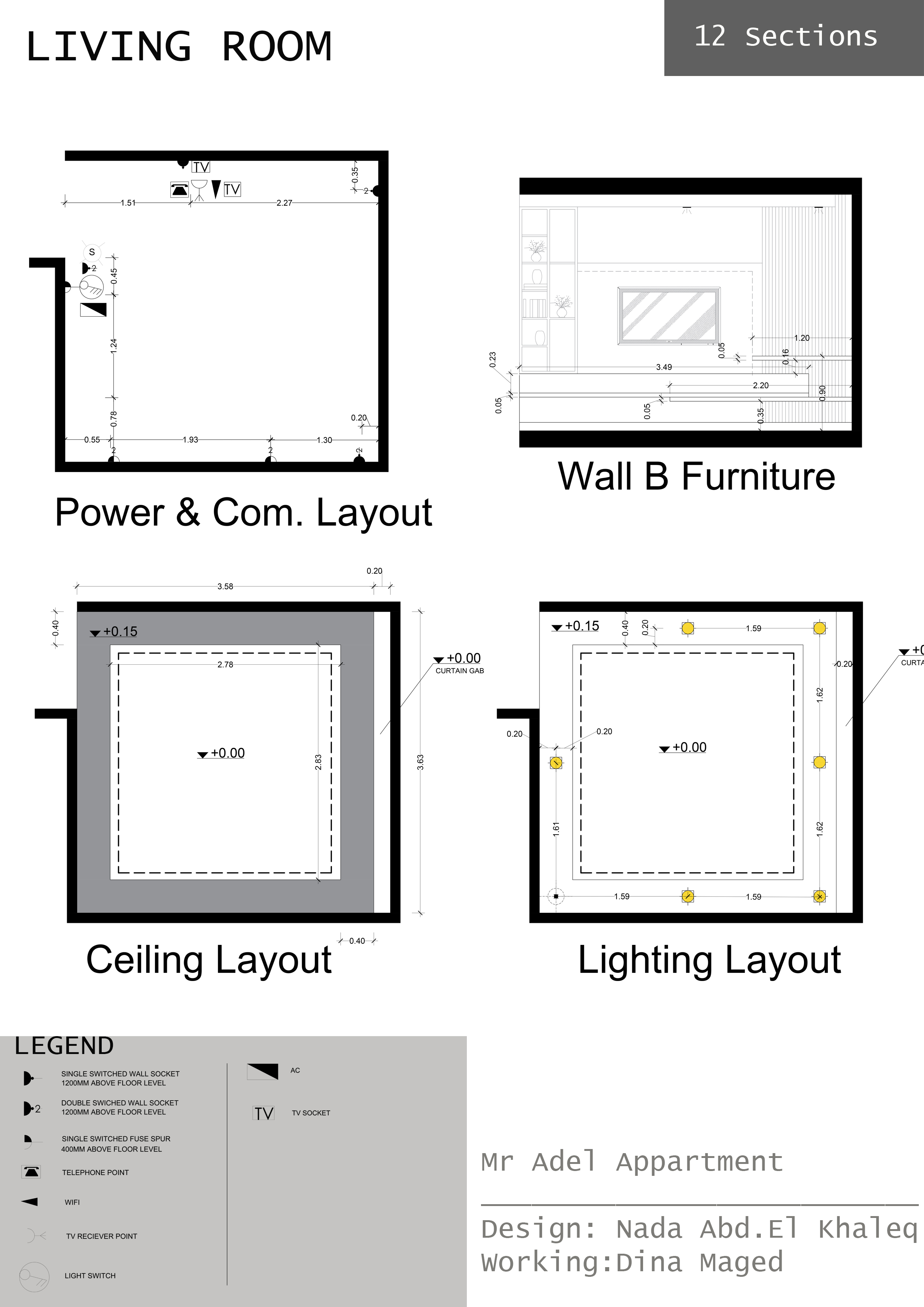 Shop Drawing for an appartment-17