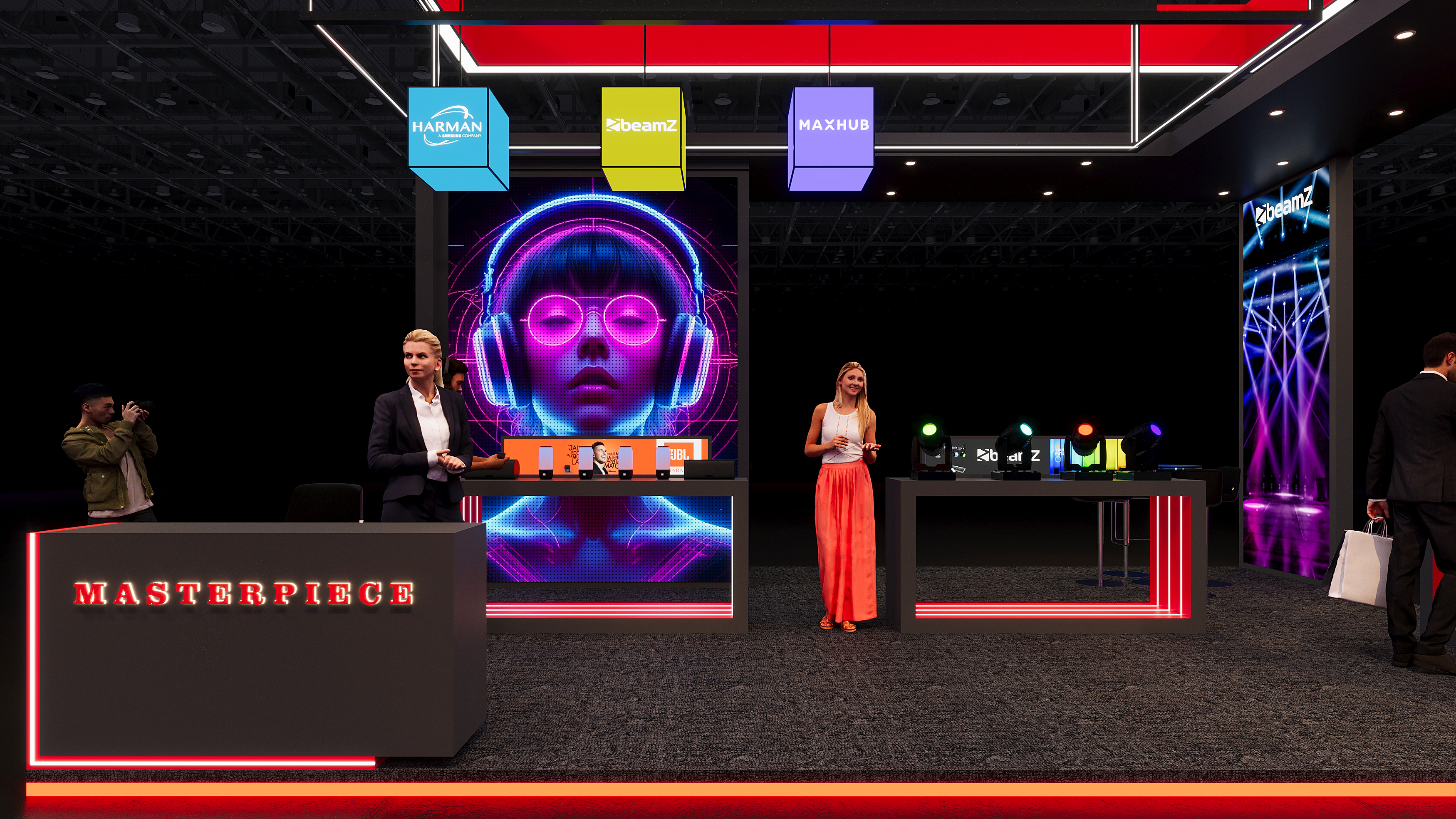 Exhibition Design concept for MASTERPIECE @Gitex 2025-8