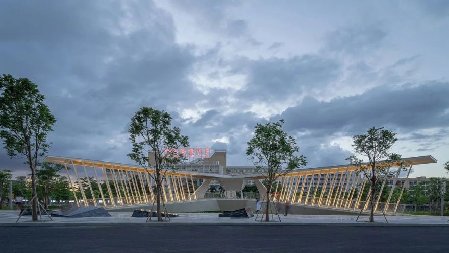 深圳坪山高级中学跨河人行桥 | 结构与空间的美学统一-65