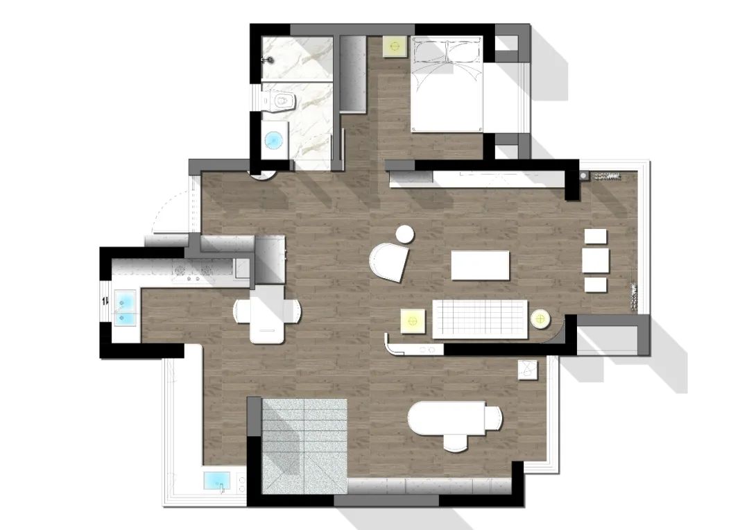 合肥平湖秋月北欧风家居设计丨中国合肥丨安徽飞墨设计-9