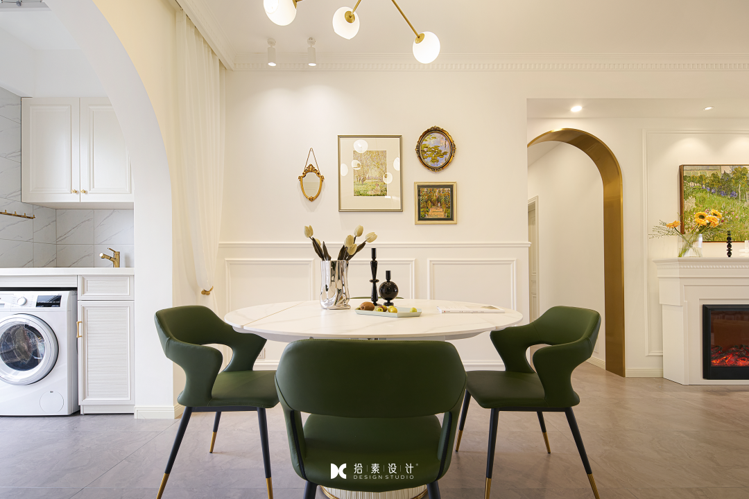 卡皮西纳花园 · 法式轻奢的多彩生活空间丨拾素設計-64