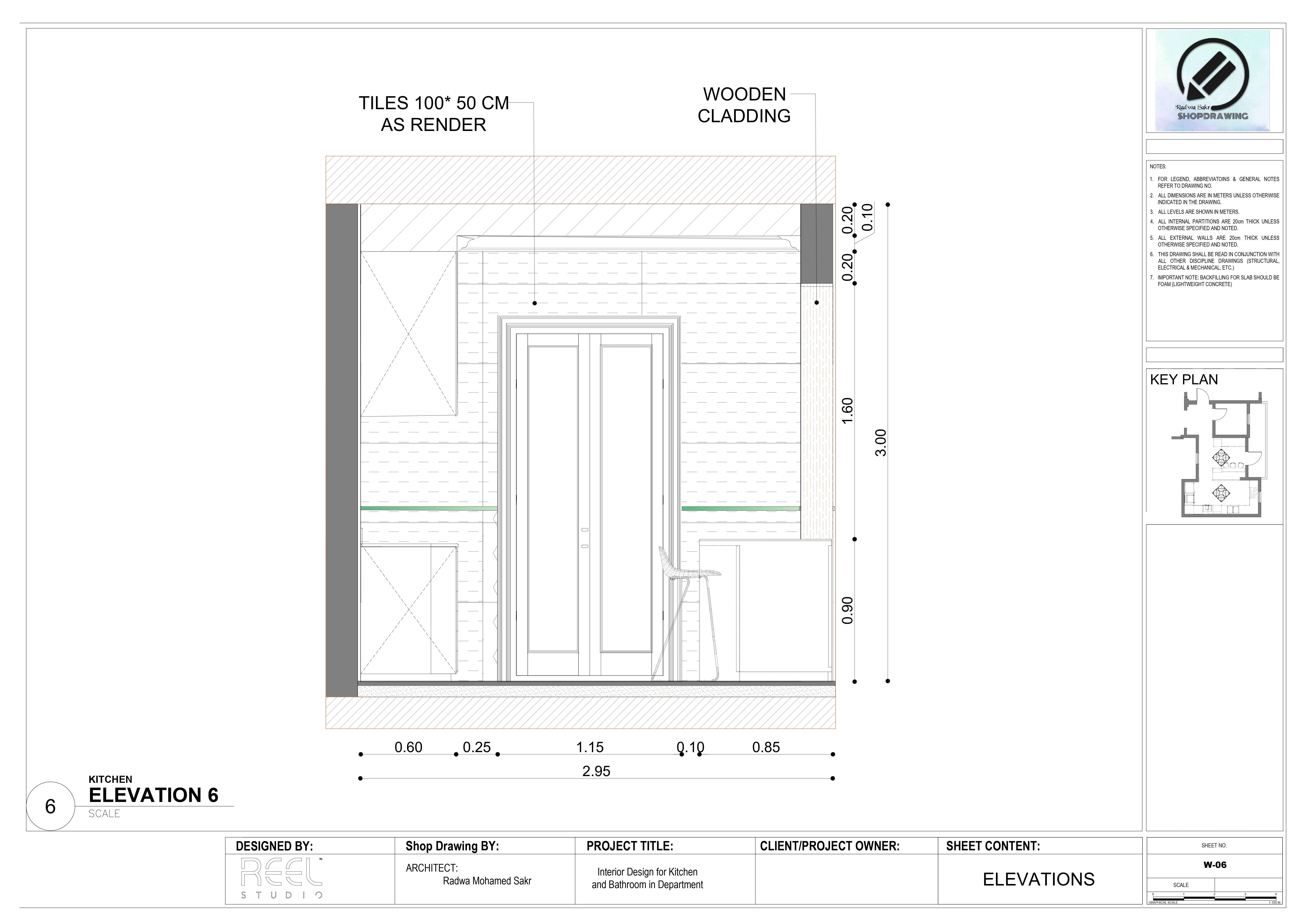 厨房和浴室施工图丨埃及开罗丨Reel Studio-18
