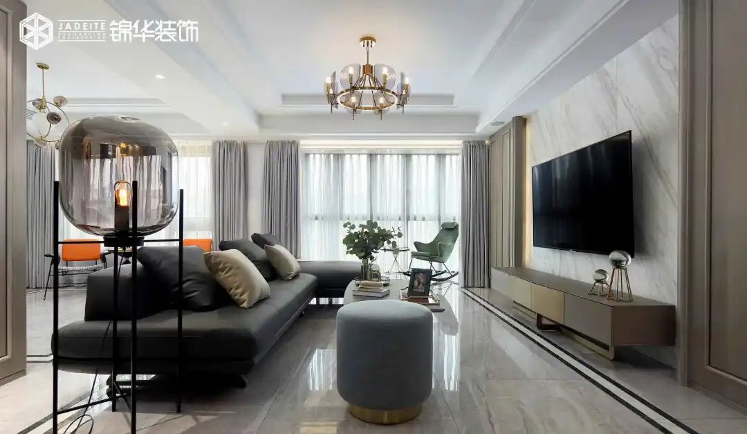 现代简约之家丨江苏锦华装饰-101