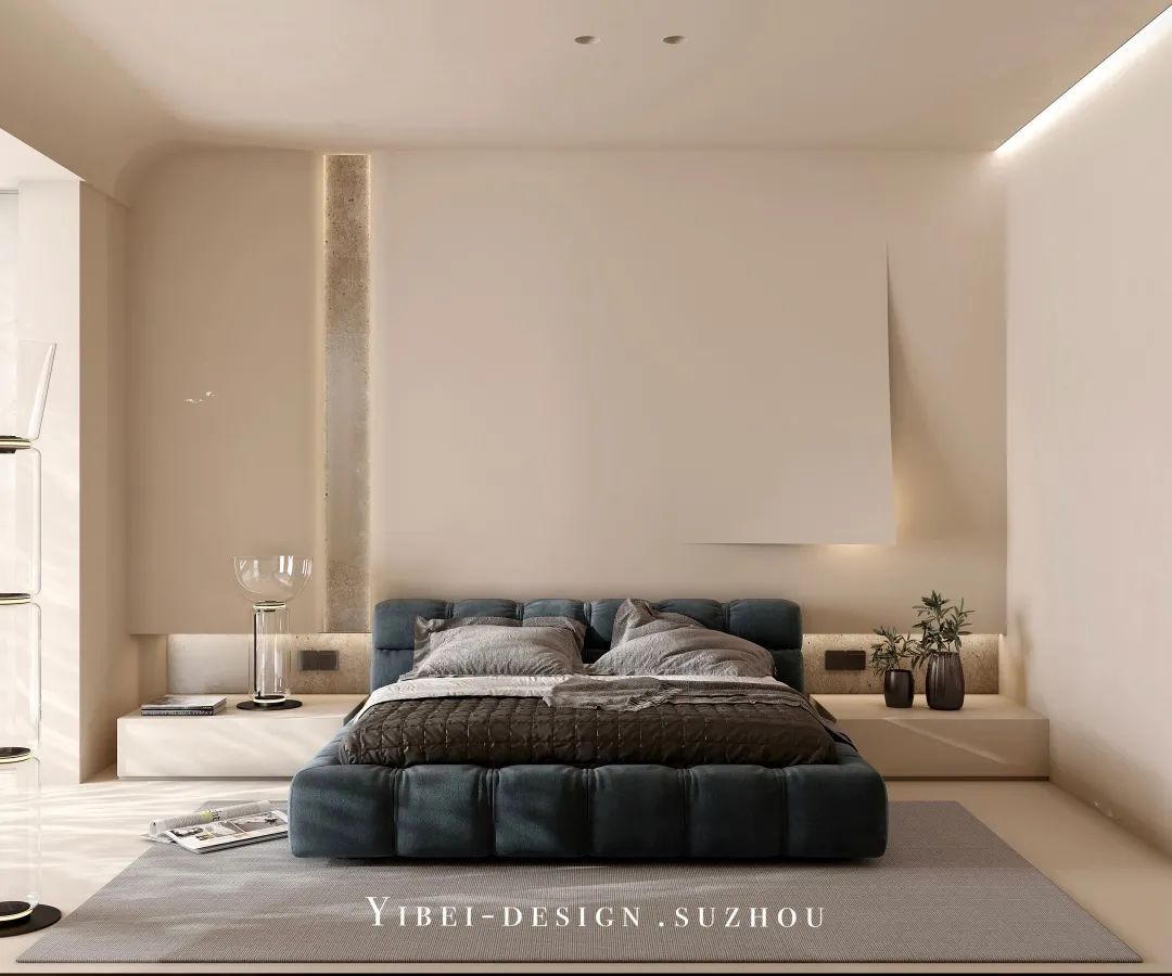 微水泥轻奢全案设计丨中国苏州丨YIBEI DESIGN-20