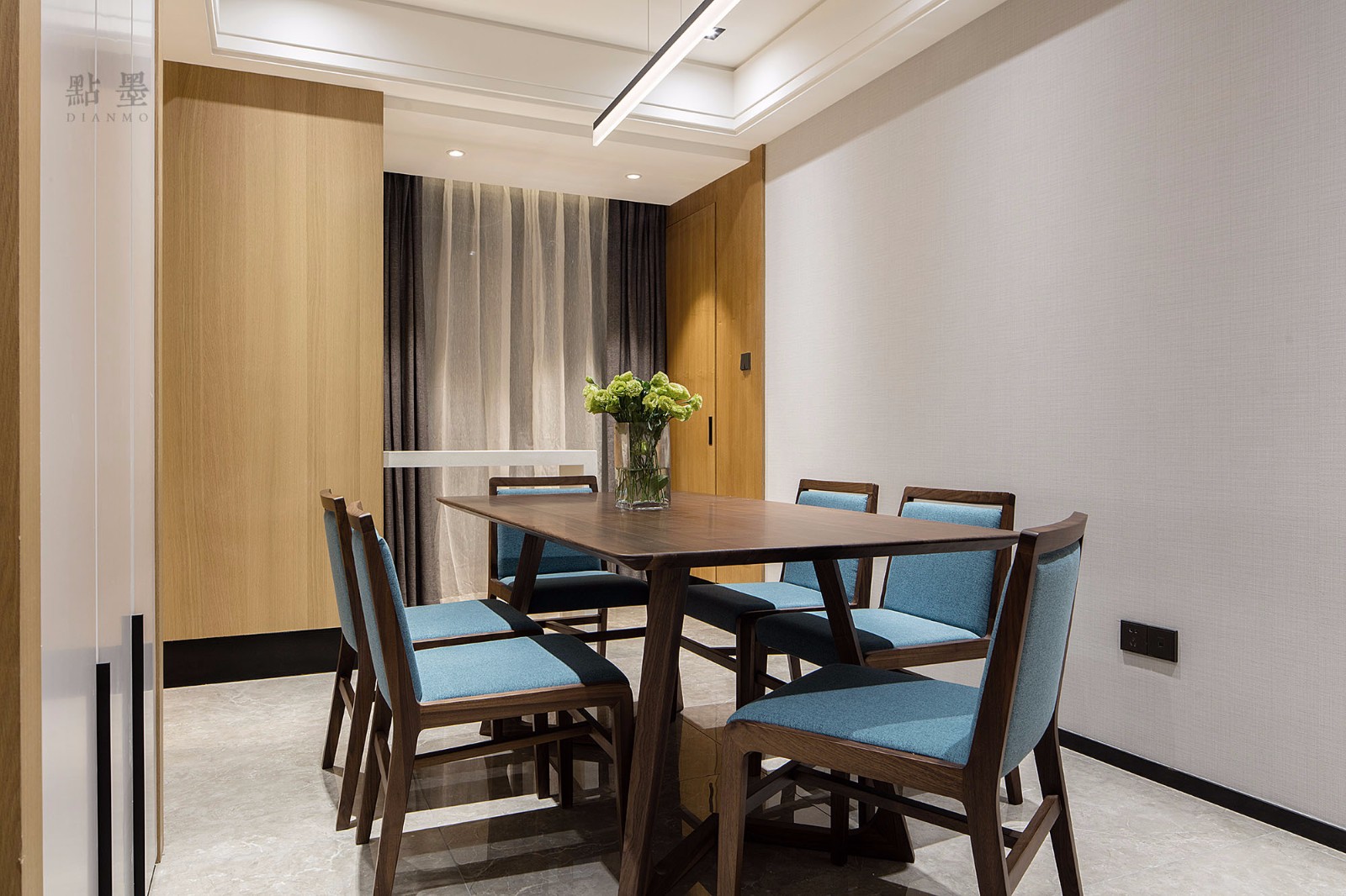 142㎡现代风住宅  点墨设计-5