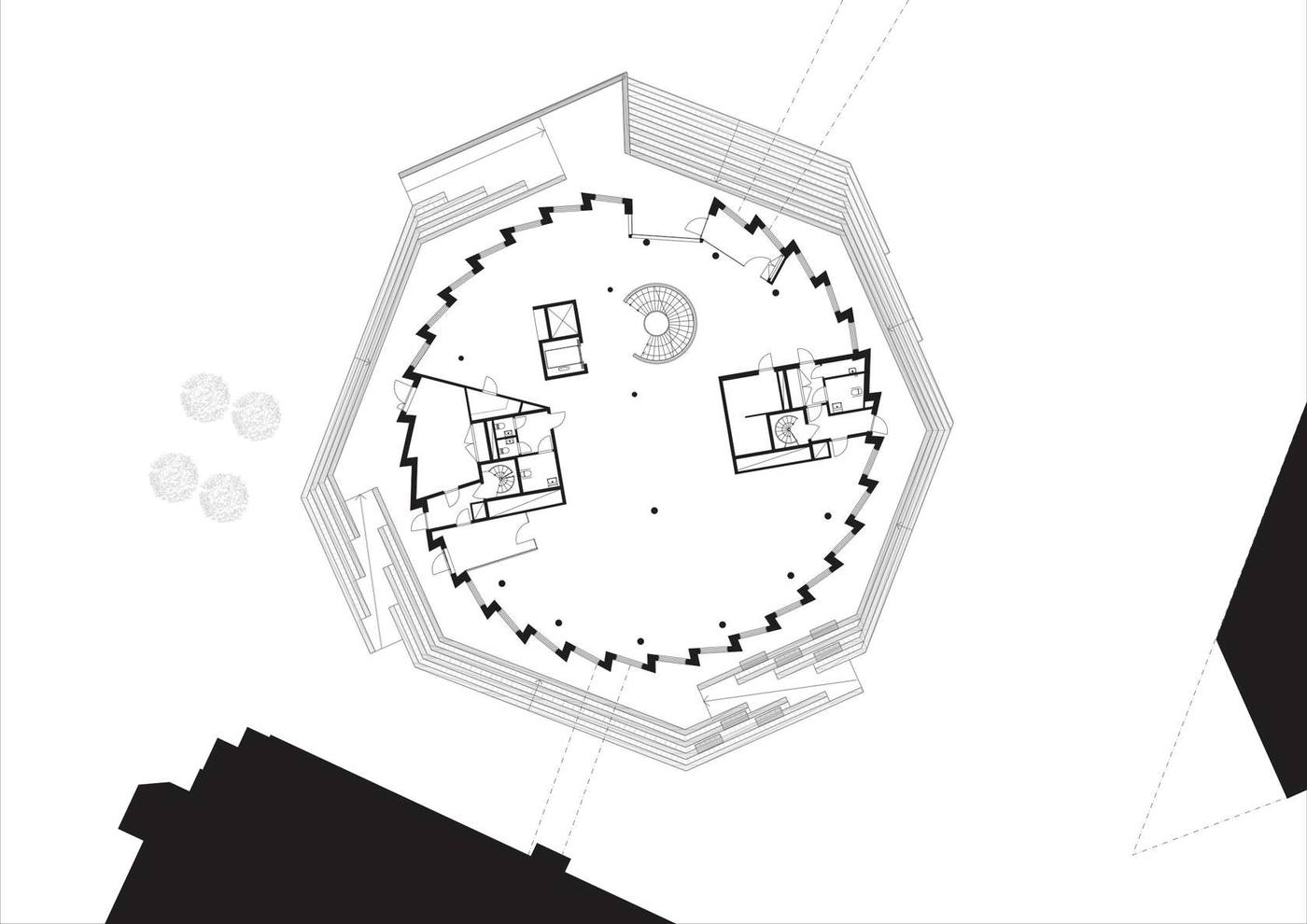 旋转的色彩围绕市中，变换的空间引人入胜-9