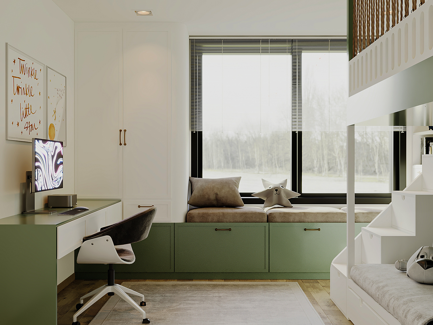 Neoclassic villa interior design- First floor-17