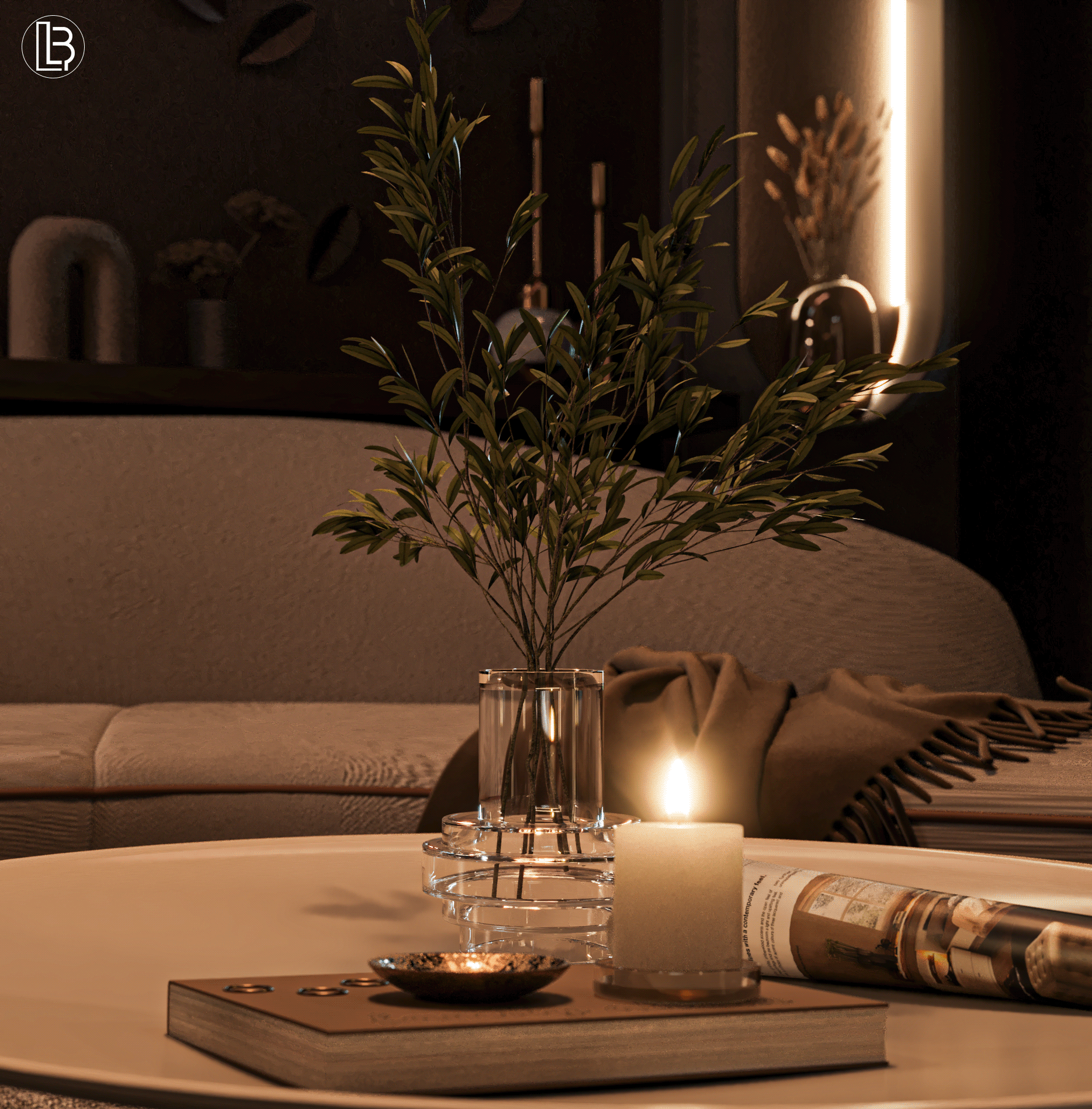 Amazing Livingroom and Small Kitchen-10