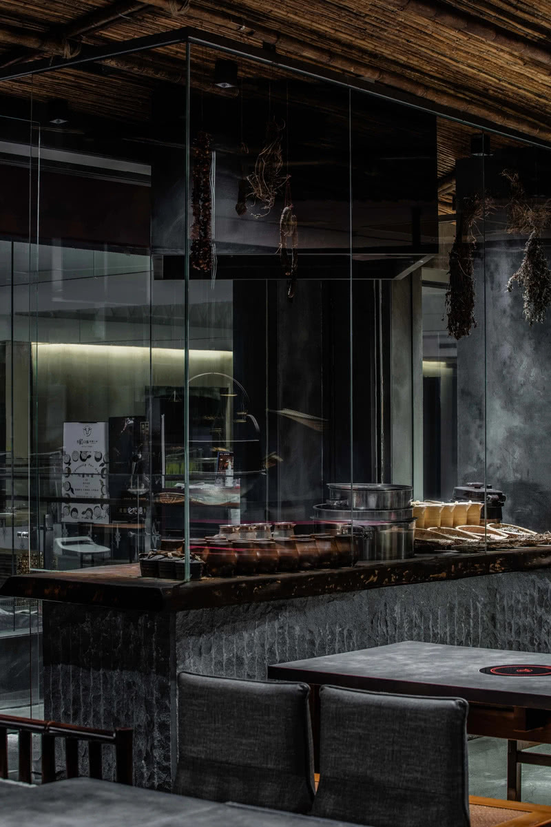 蜀地文化水墨韵味的餐厅空间设计-12