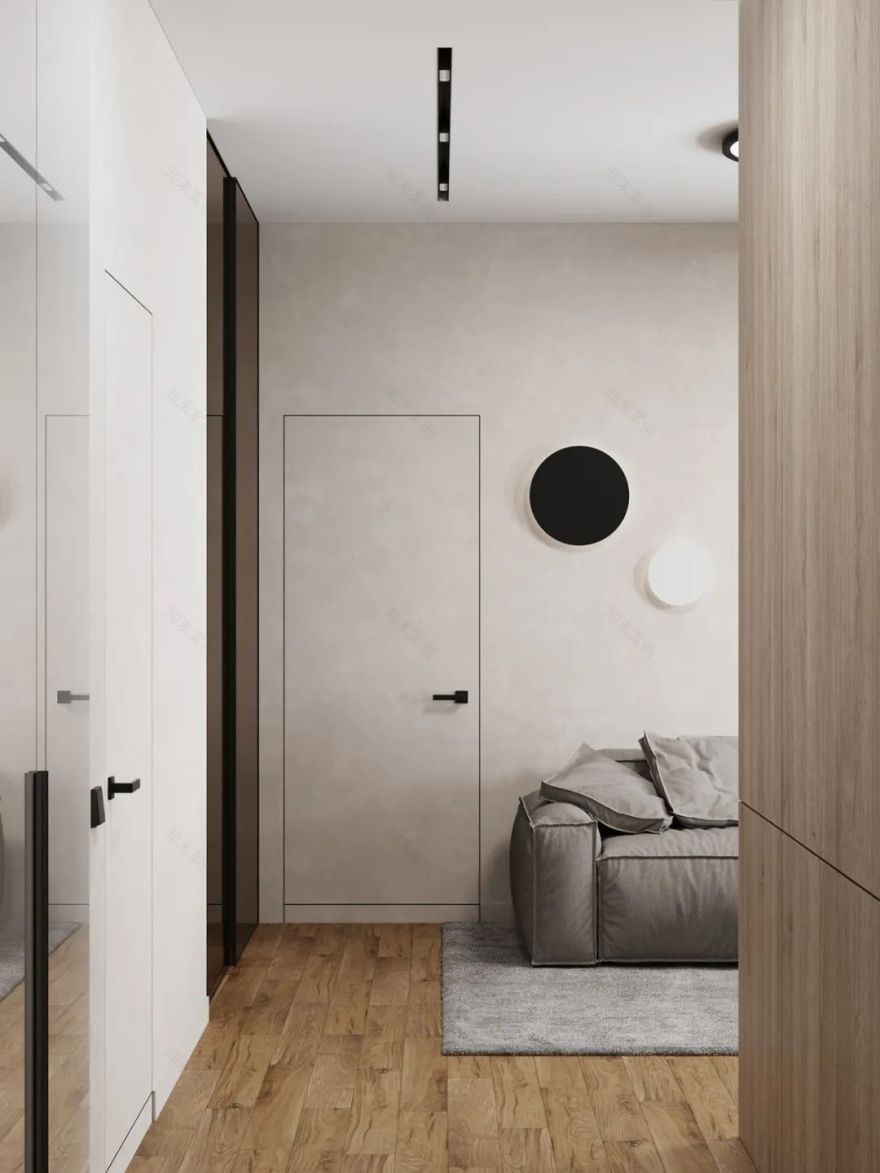 木灰色简约公寓丨Marina Bessmertnaya-3