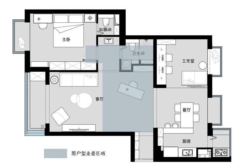 JORYA 玖雅平层改造丨中国北京丨玖雅装饰-30