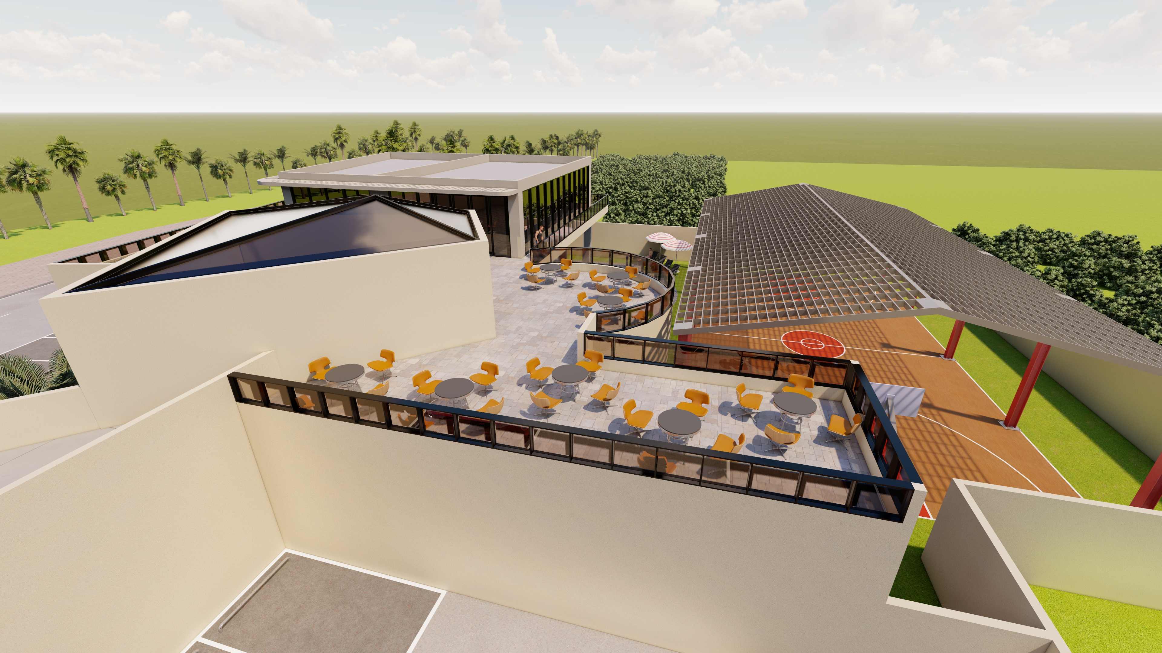 3D ARCHITECTURAL DESIGN FOR A SPORTS CLUB-16