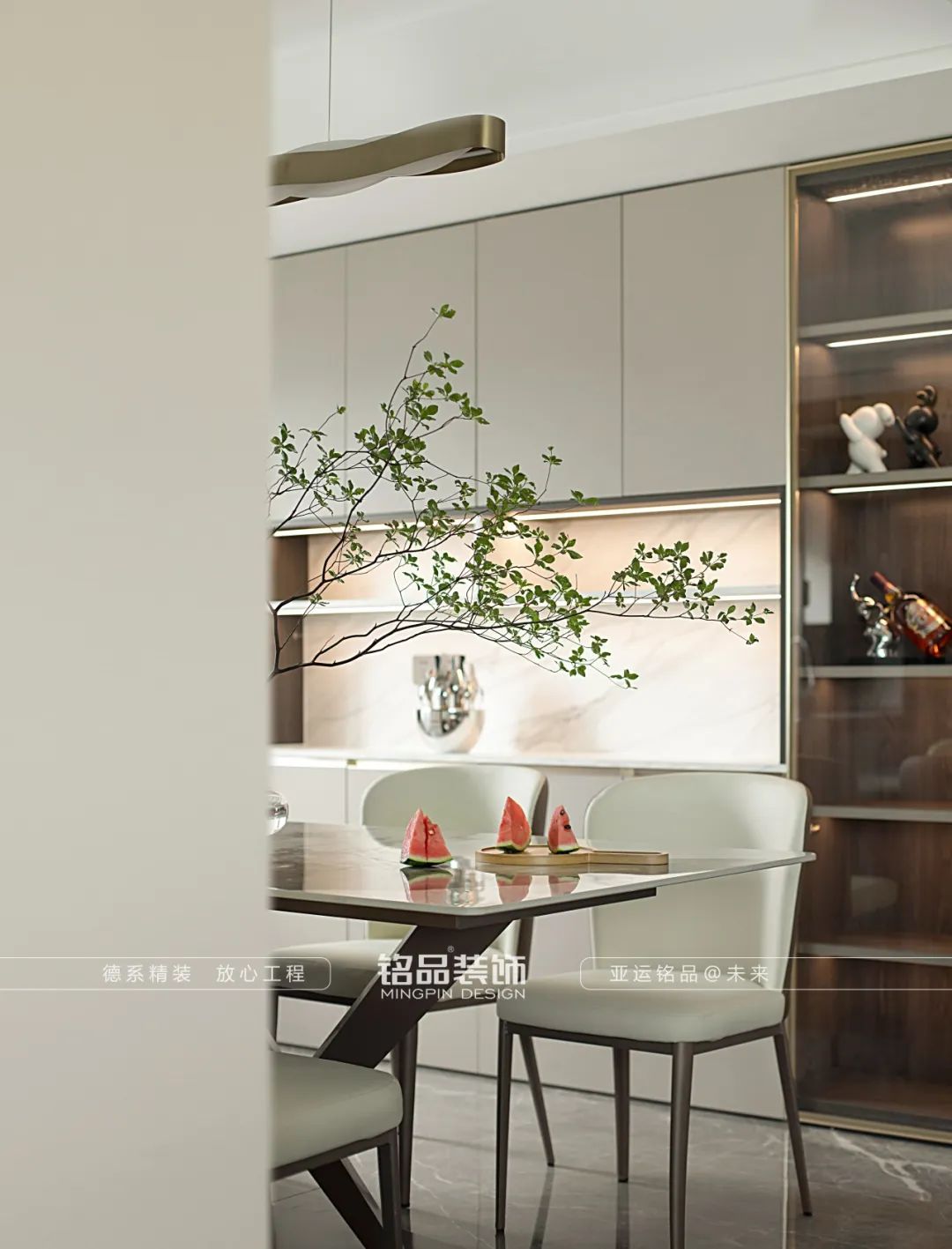 现代轻奢风杭州住宅丨中国杭州丨铭品装饰-4