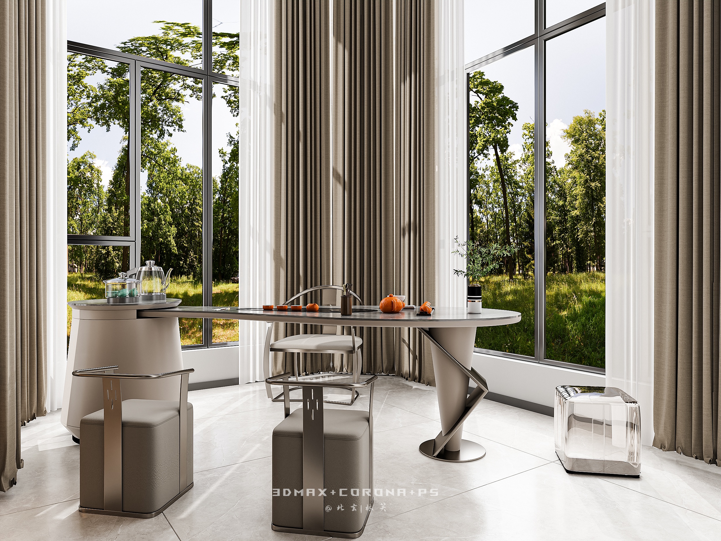 以简驭繁，勾勒现代墅居的高级质感-7