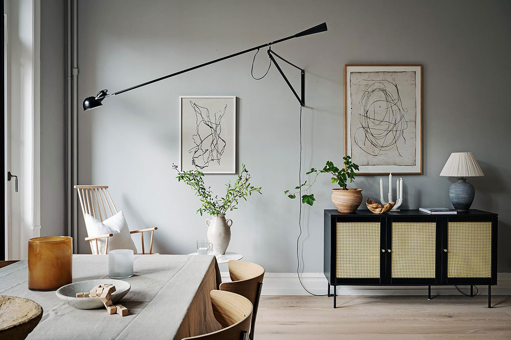 温馨与冷静的完美融合 | 81 平米瑞典公寓设计-9