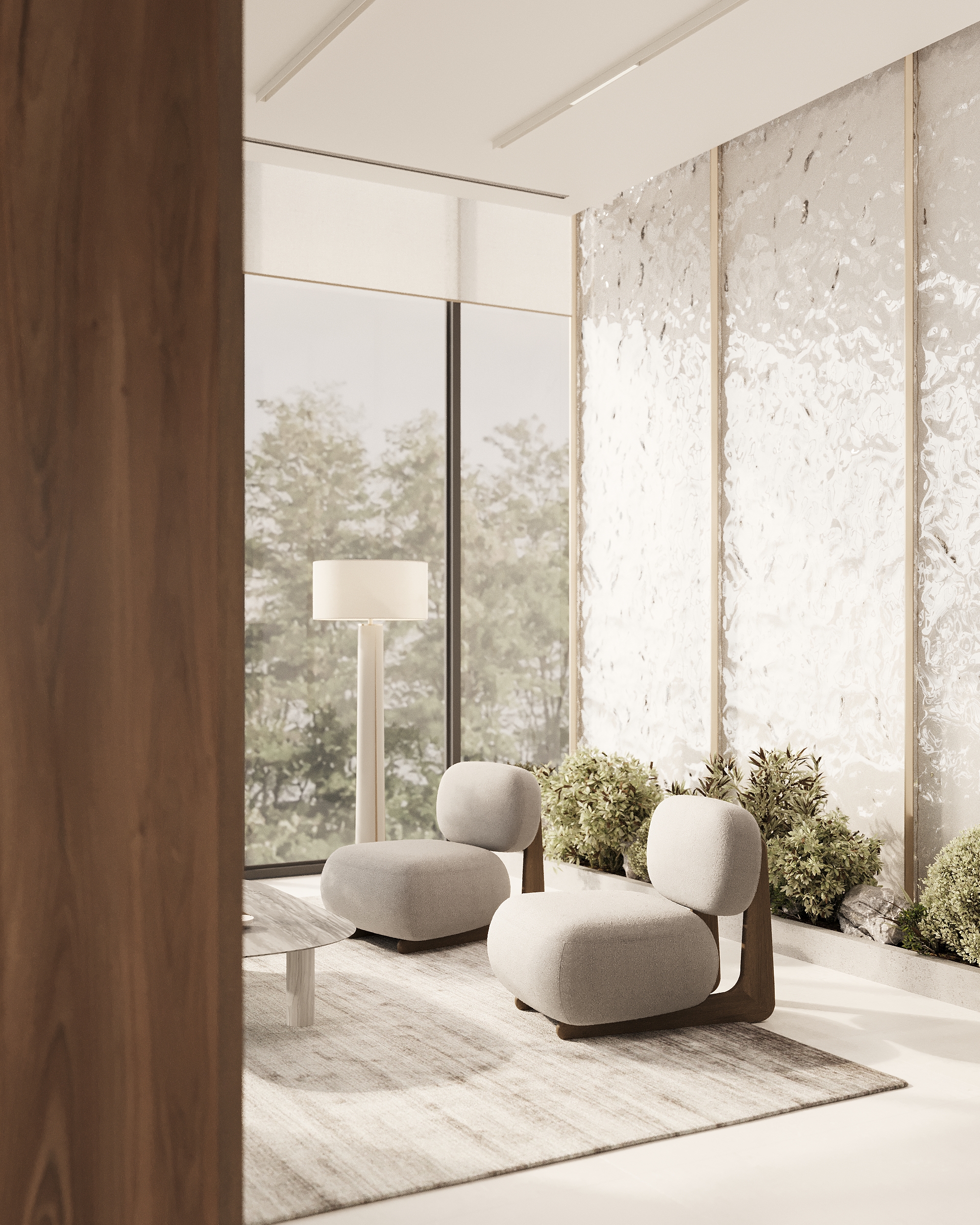 Lobby of rezidental complex-1