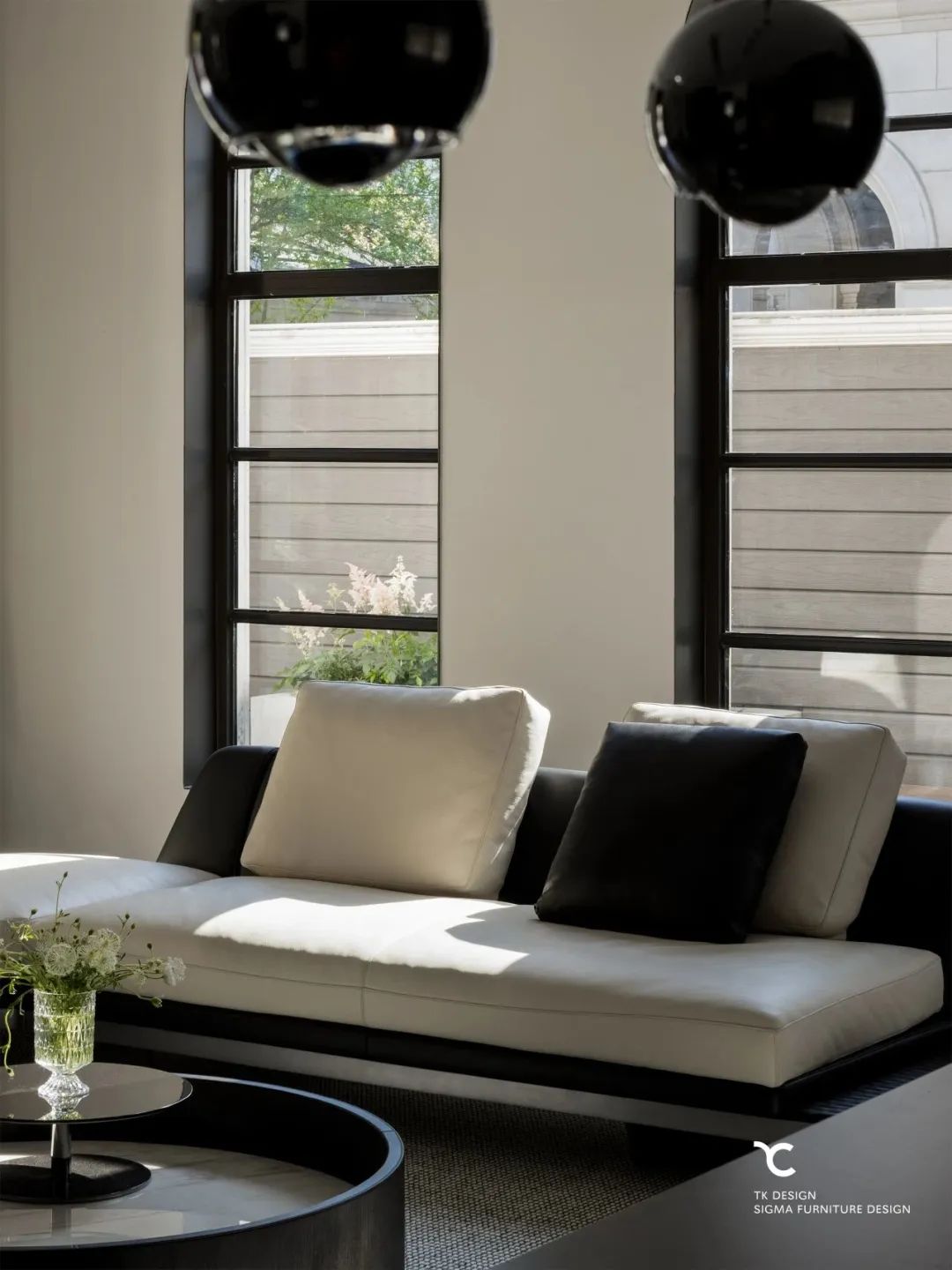 黑白灰的现代轻奢 · 龙悦湾别墅设计丨TK 设计&之和家居-24