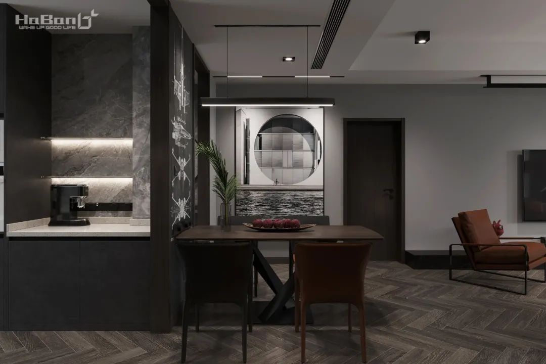 城南名著 127㎡现代黑白空间，藏家的精致生活-20