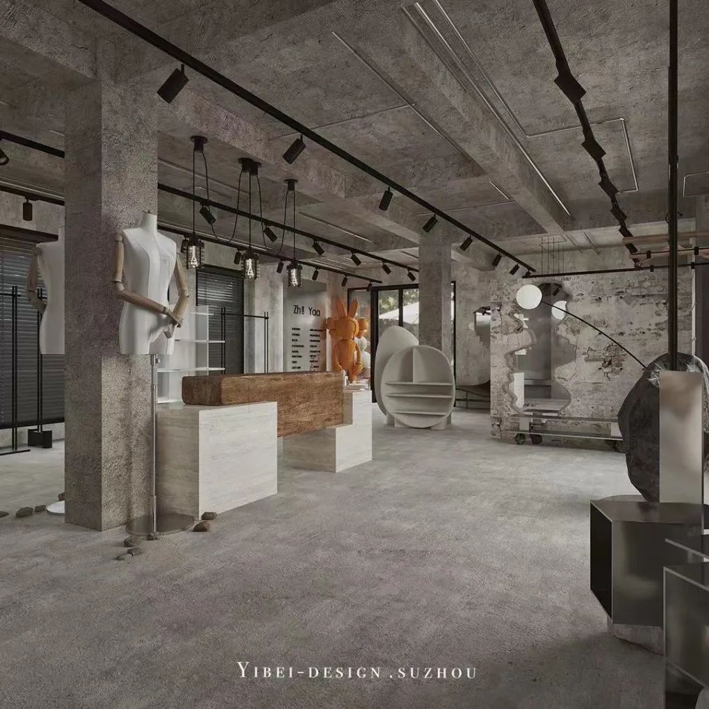 工业风混搭中古商业空间设计丨中国苏州丨一贝设计-17
