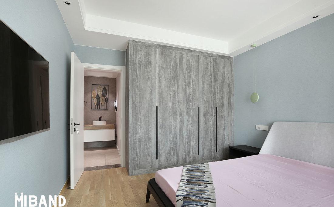 米邦装饰平层案例 | 老房翻新变身时尚两居-21