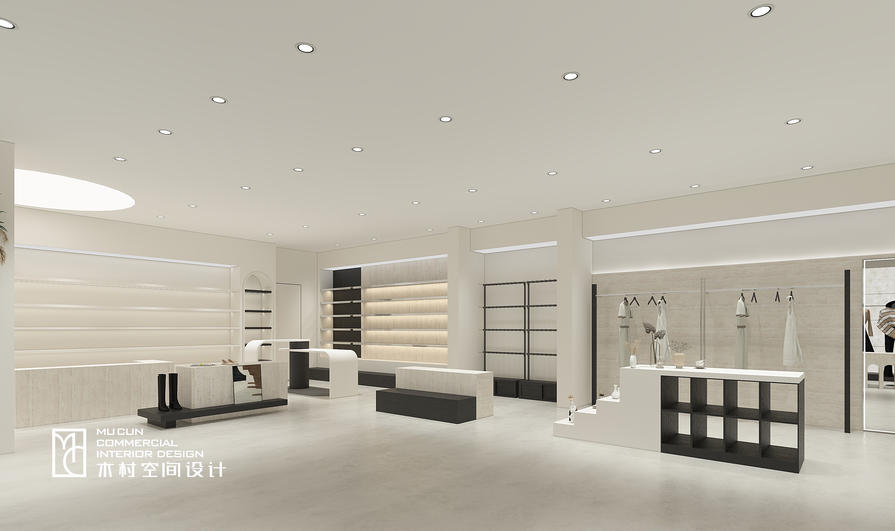 现代简约服装店设计丨中国苏州丨木村空间美学（江苏木村建筑装饰设计有限公司）-12