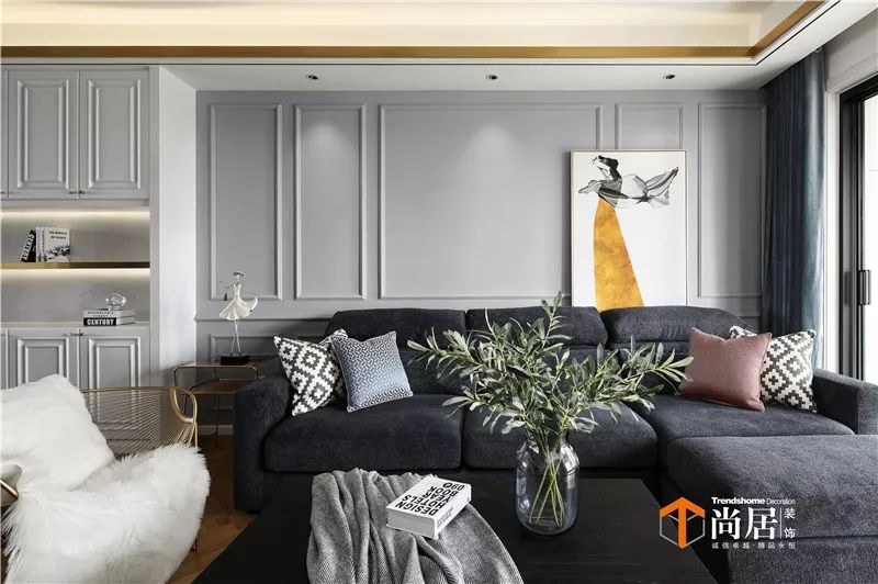 中电颐和府邸现代轻奢装修案例丨唐馨-19