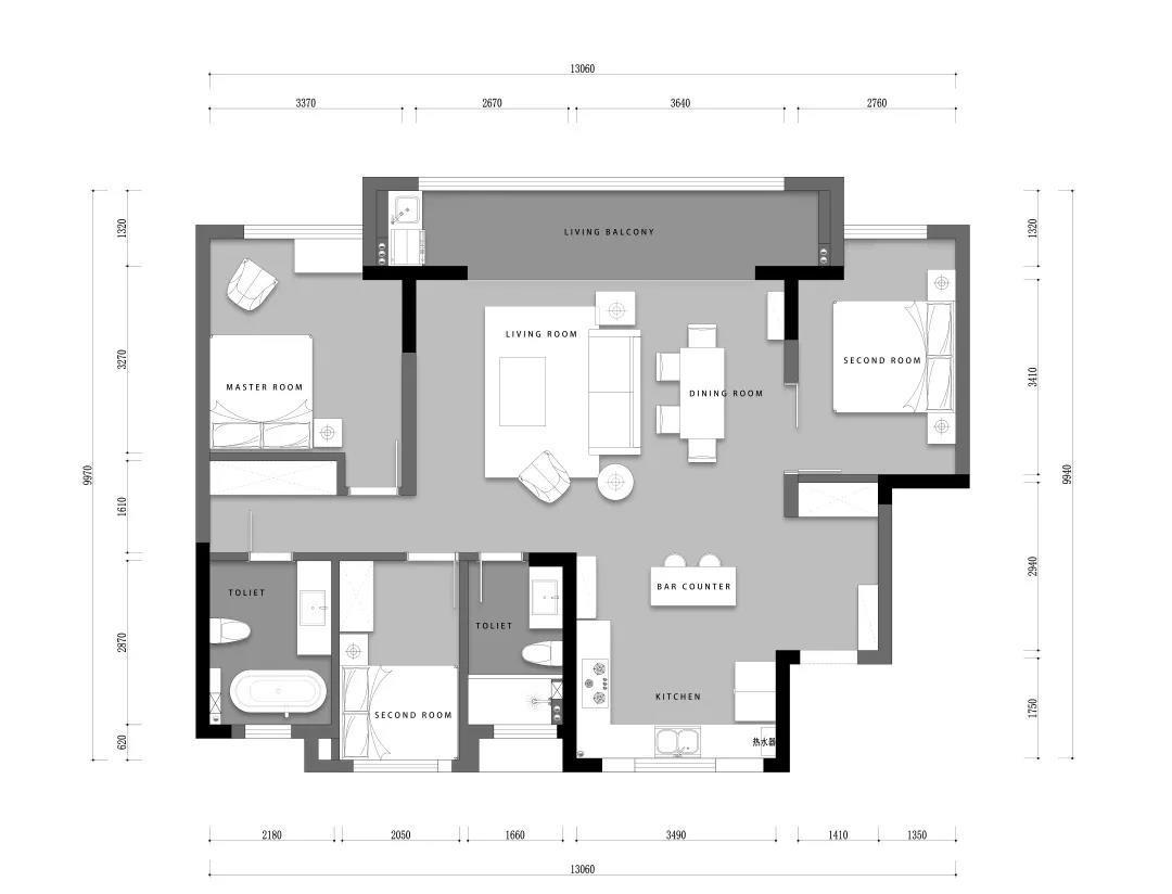 法式复古风与美式乡村风的完美融合丨鸿鹄设计-2