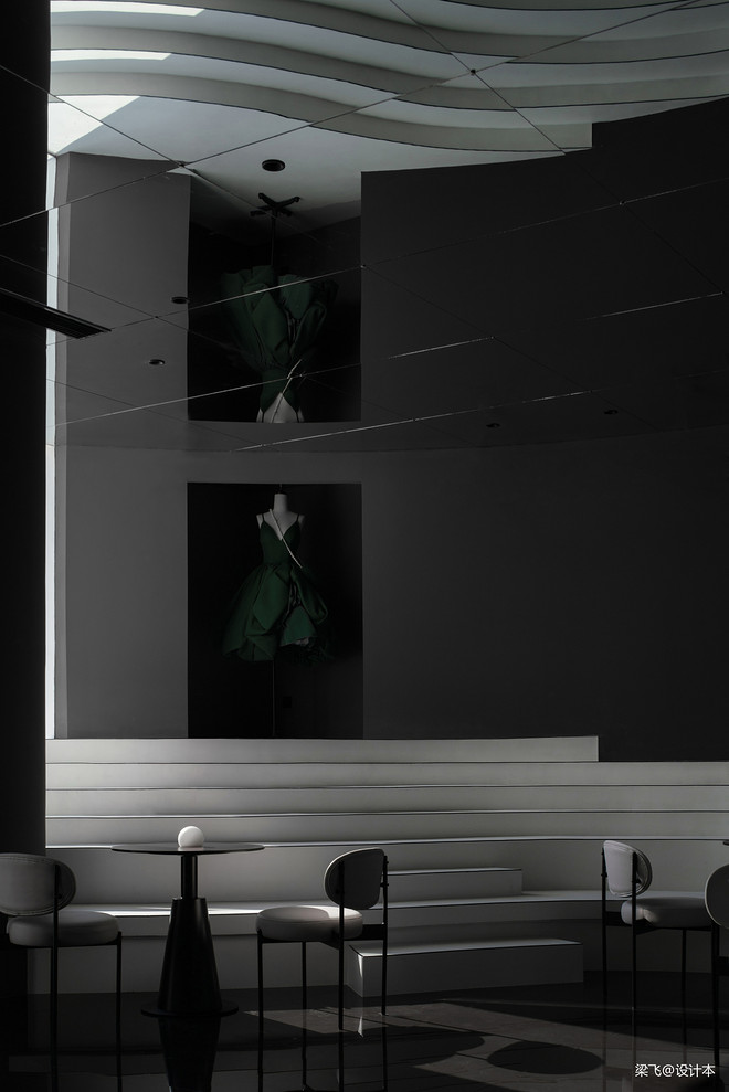 30万元餐饮空间150平米装修案例（泊秀,冰山秀场）-21