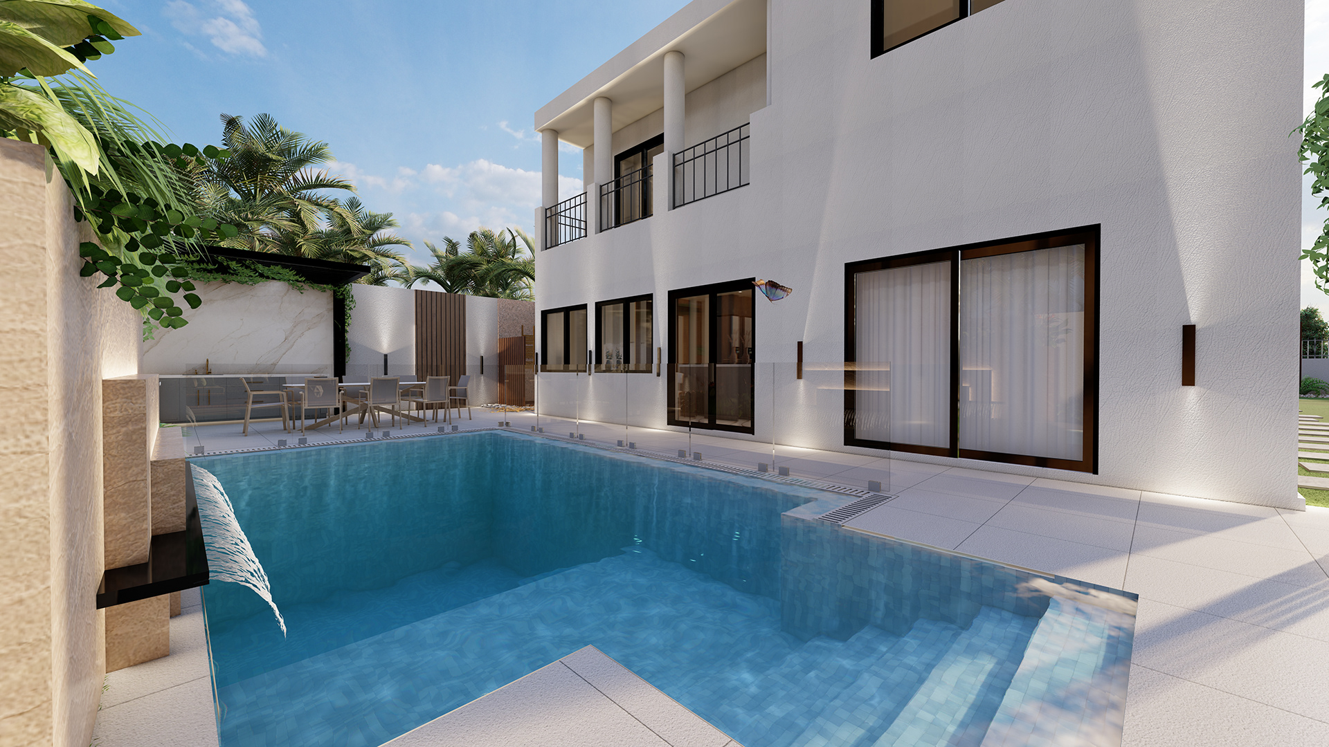 迪拜别墅外部设计丨阿联酋迪拜-8